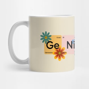 Genius periodic table of elements Mug